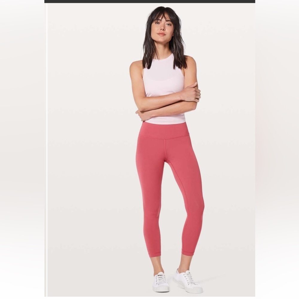 Lululemon High Rise Wonder Under Size 6 - 25" Vintage Rose